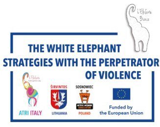 Logo programu Biały Słoń – Strategie przeciwdziałania przemocy ze strony sprawców
