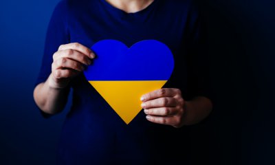 Serce w barwach ukrainy